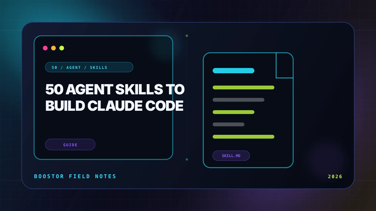 Agent Skills for Claude Code, Codex & ChatGPT: 8 to Build First