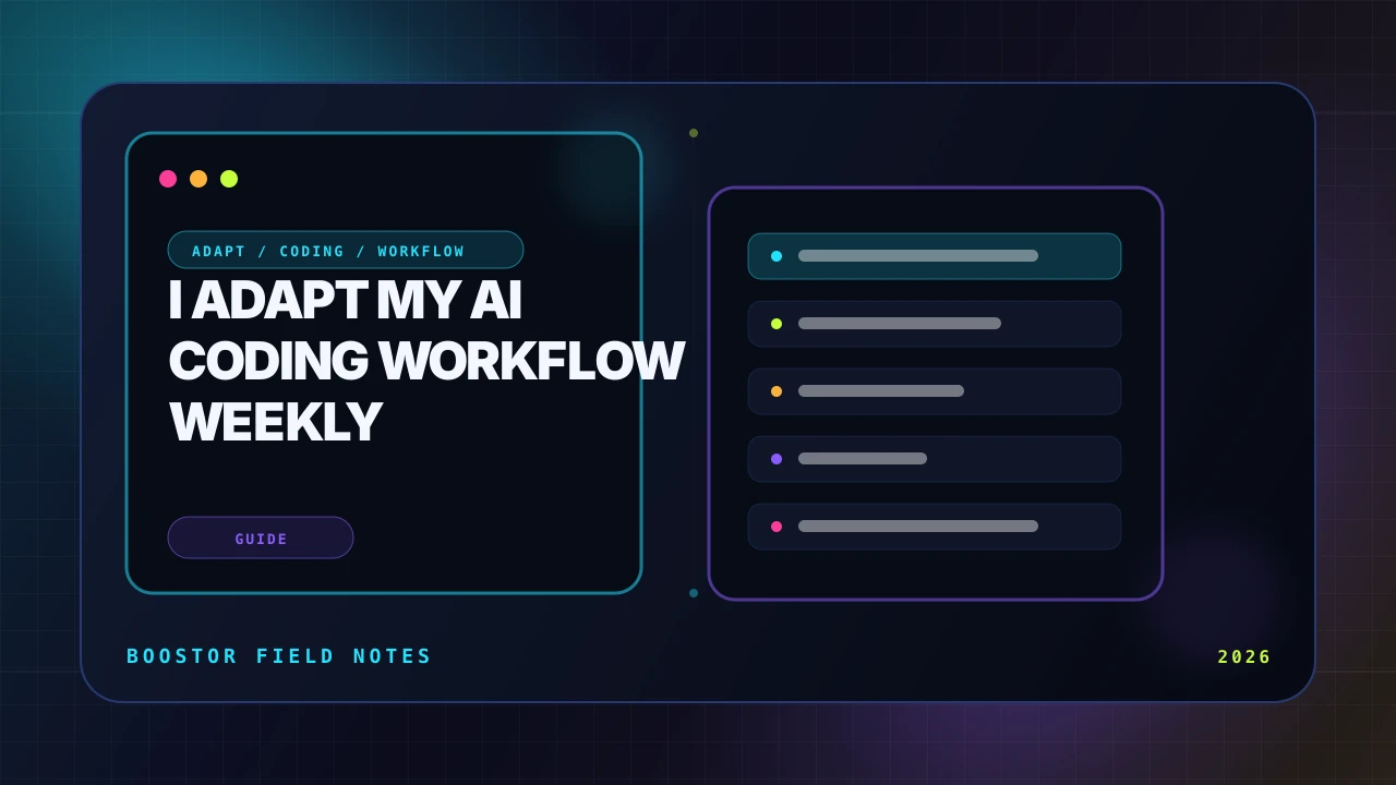 How I Adapt My AI Coding Workflow Weekly (Without Chasing Every Tool)