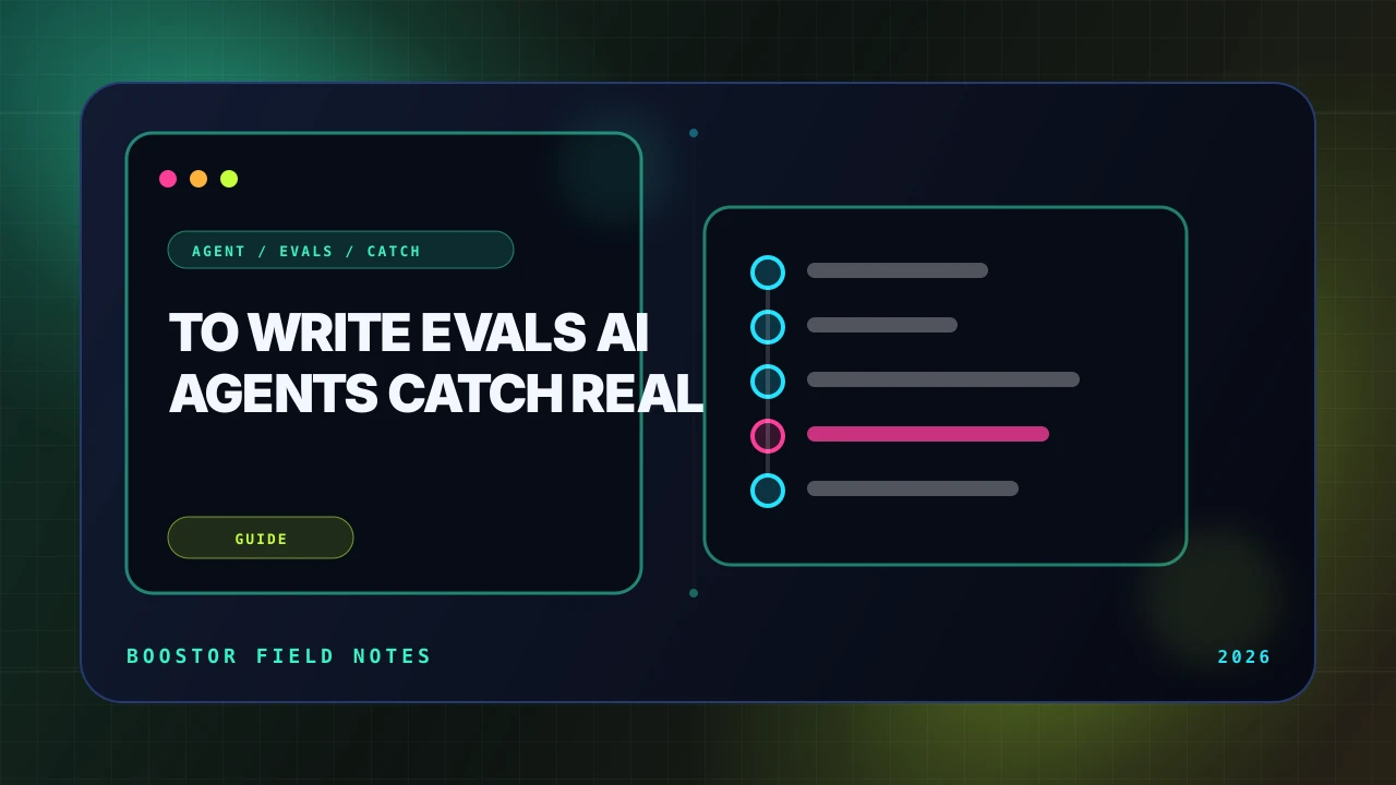 AI एजेंट्स के लिए ऐसे Evals कैसे लिखें जो असली Bugs पकड़ें (न कि बस अच्छा लगे)