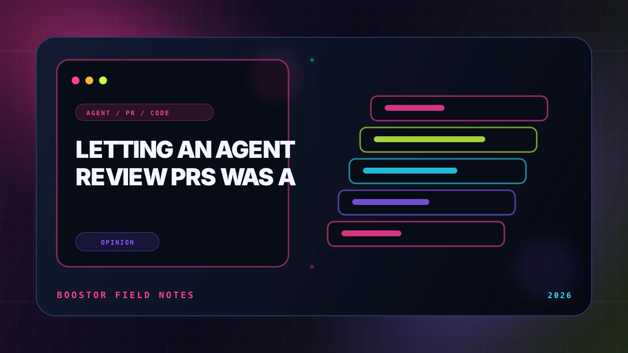 Letting an Agent Review PRs Was a Mistake (Almost)