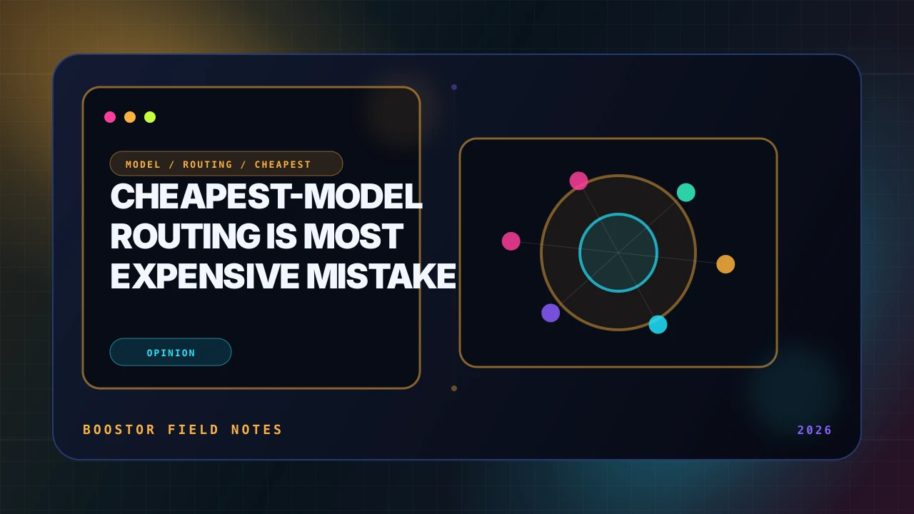 Cheapest-Model Routing Is the Most Expensive Mistake