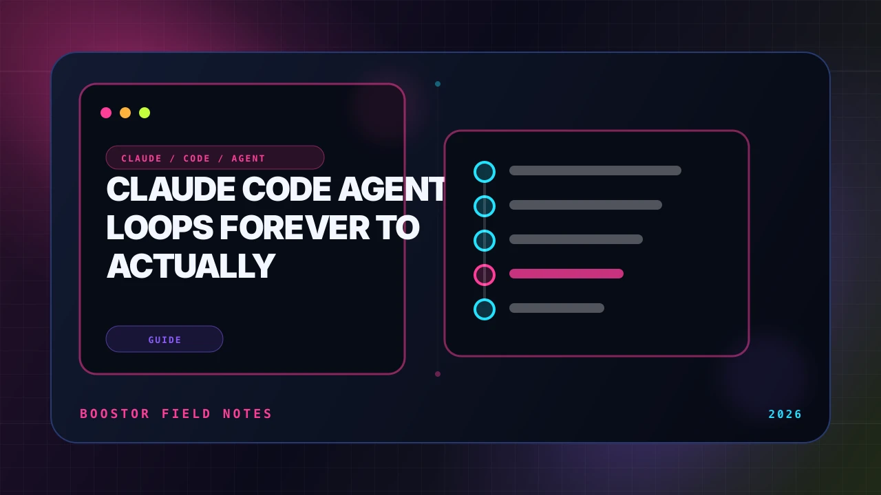 Warum Ihr Claude Code Agent endlos schleift (und wie Sie es wirklich stoppen)