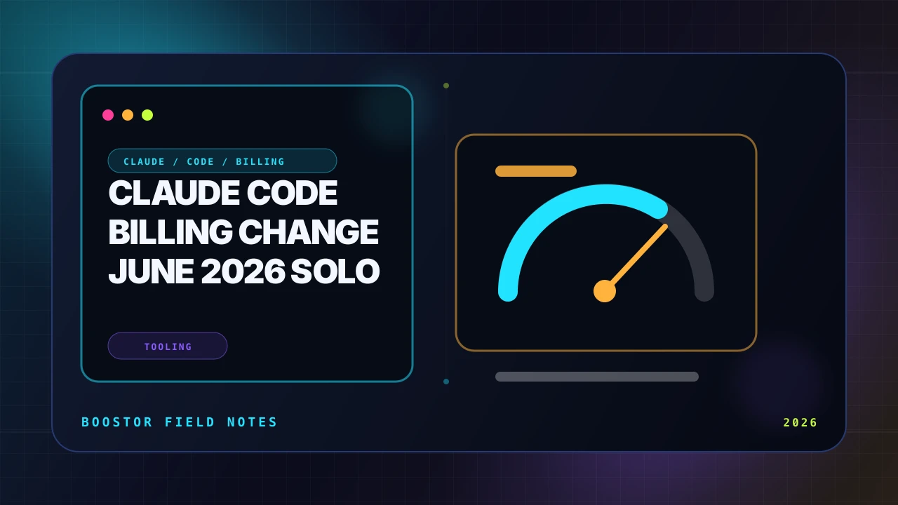 Claude Code Billing Change June 2026: What Solo Builders Do
