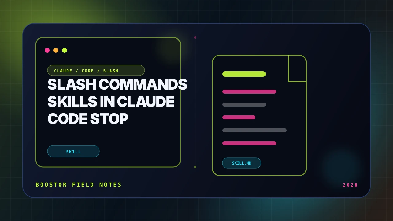 Slash Commands and Skills in Claude Code: Stop Retyping the Same Prompts