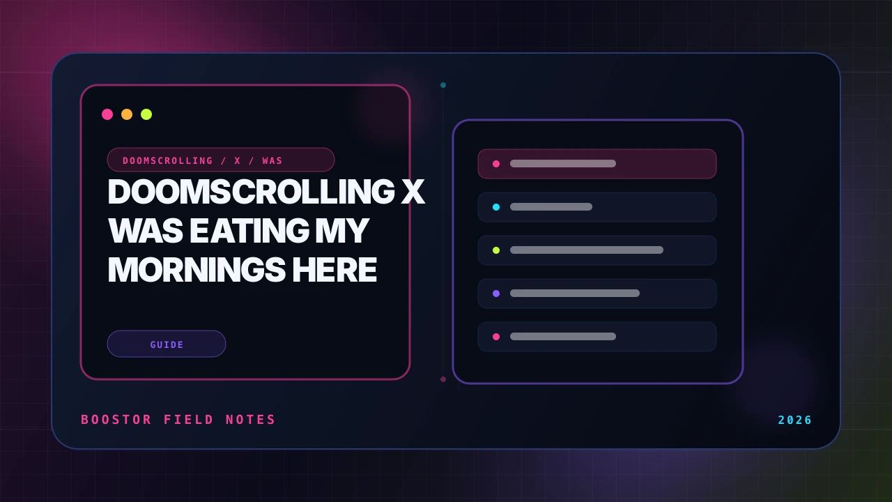 Doomscrolling X Was Eating My Mornings. Here's How I Got Them Back.