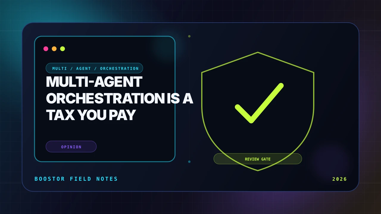 Multi-Agent Orchestration Is a Tax You Pay to Skip One Good Prompt
