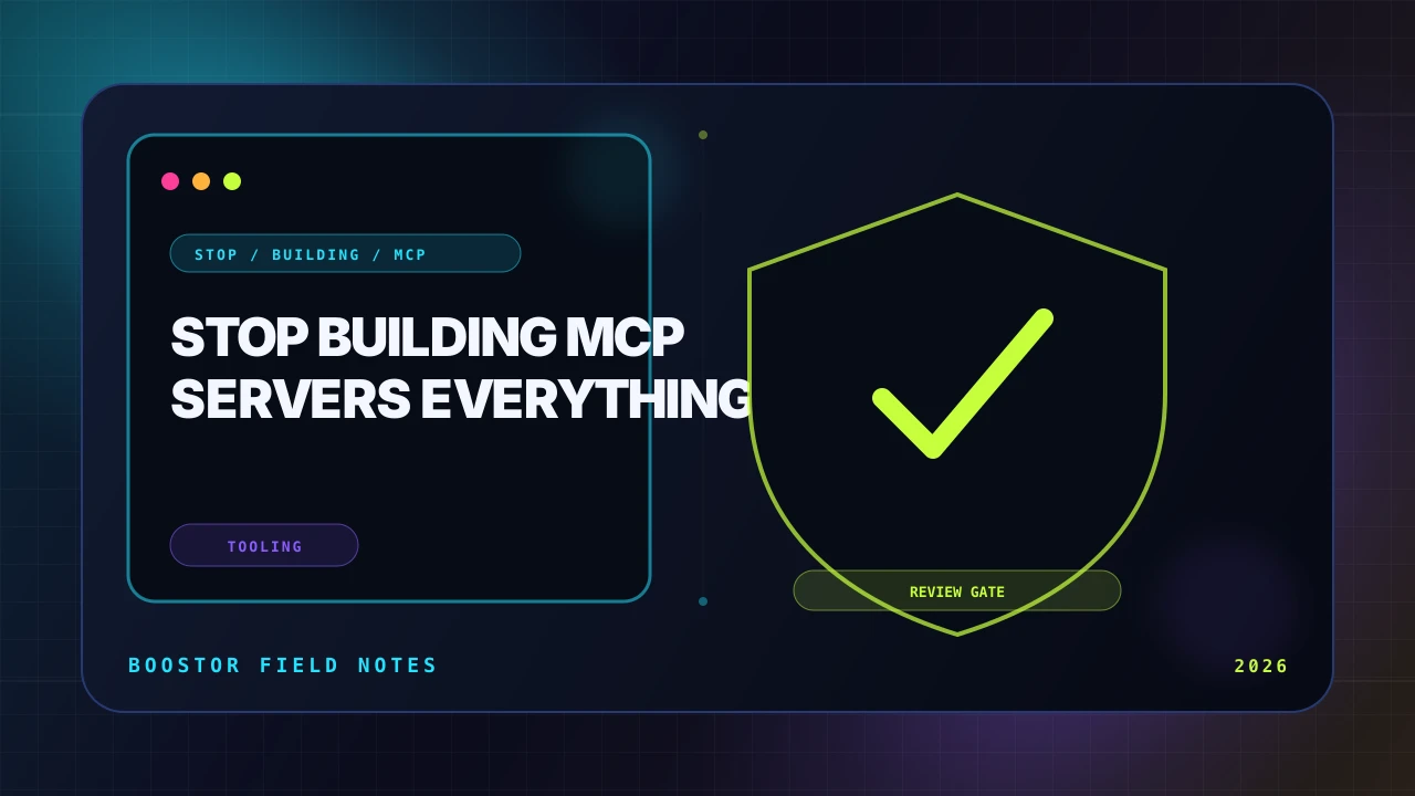 Stop Building MCP Servers for Everything