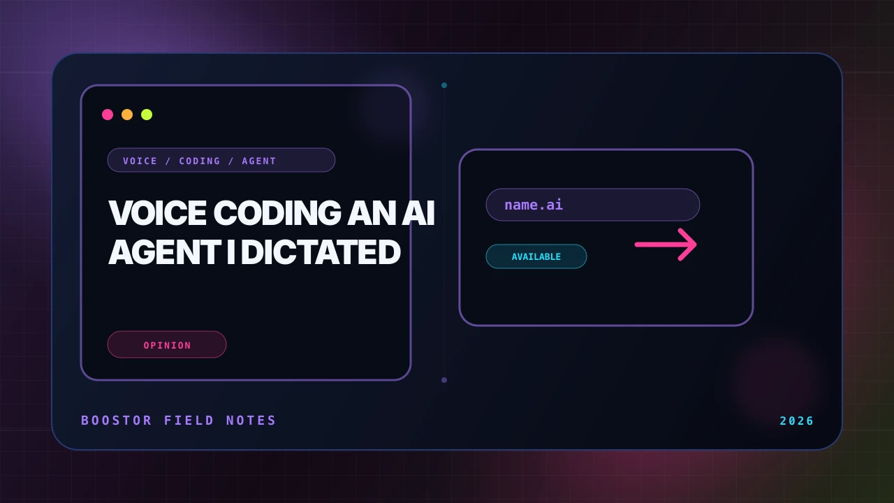 Voice Coding an AI Agent: I Dictated a Feature From My Couch