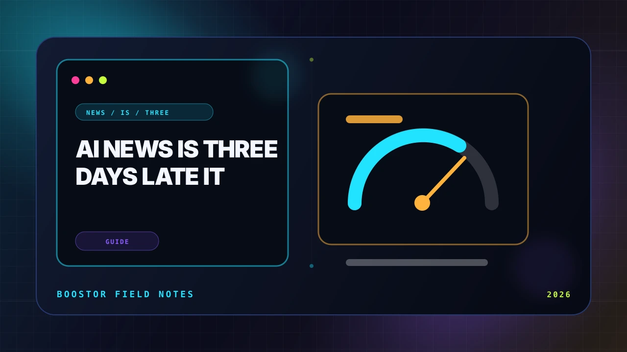 Your AI News Is Three Days Late and It's Costing You