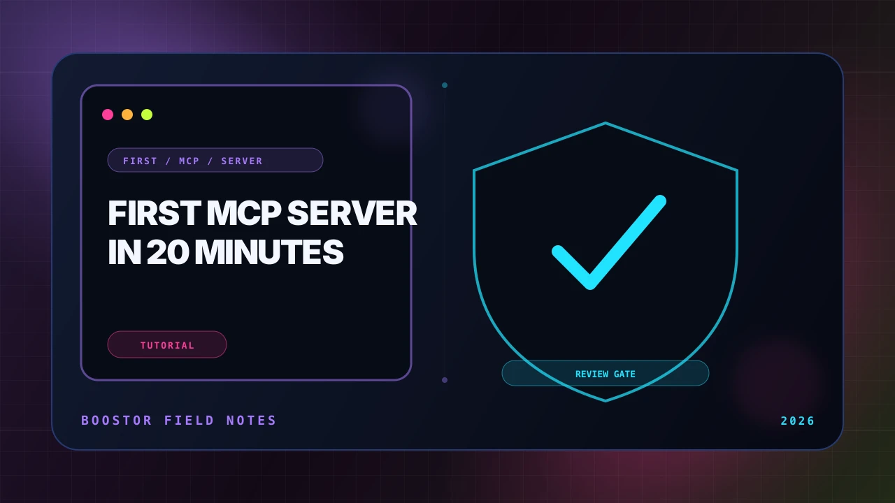 Your First MCP Server in 20 Minutes